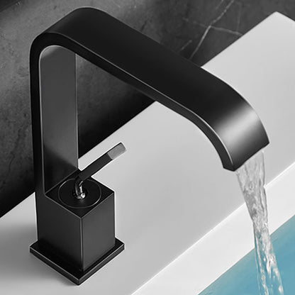 Luxury Widespread Bathroom Sink Faucet with Waterfall Spout