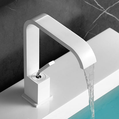 Luxury Widespread Bathroom Sink Faucet with Waterfall Spout