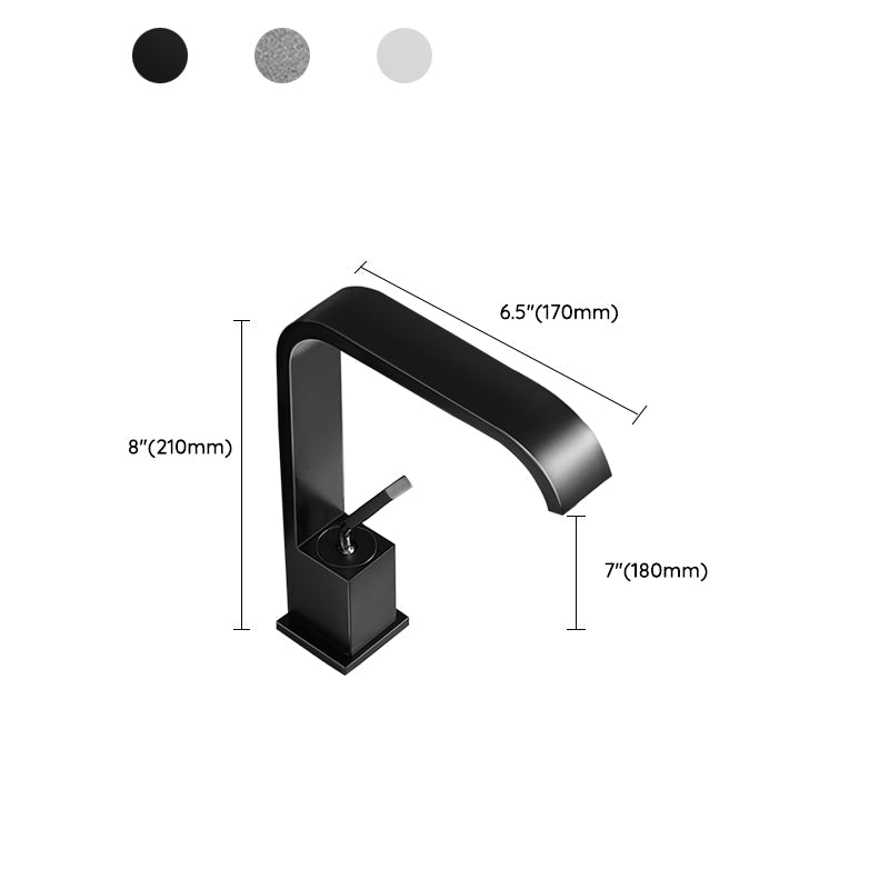 Luxury Widespread Bathroom Sink Faucet with Waterfall Spout