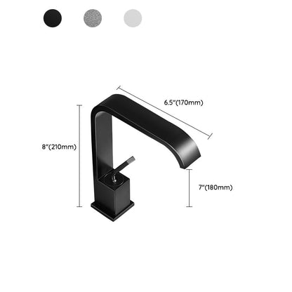 Luxury Widespread Bathroom Sink Faucet with Waterfall Spout