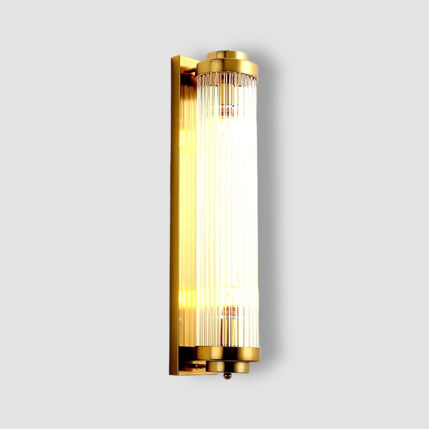 Classic Glass LED Wall Light in Vintage Design