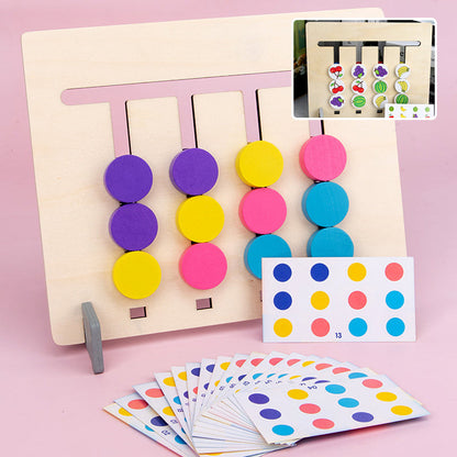 Double Sided Wooden Brain Teaser Puzzle