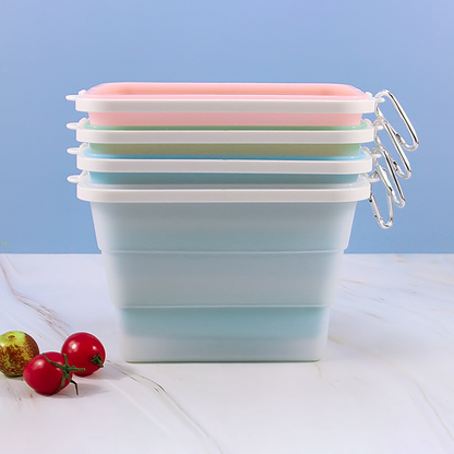 Space Saving Silicone Food Container Box