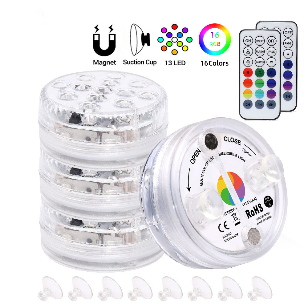 Colorful LED Pool Light with Remote-Controlled RGB