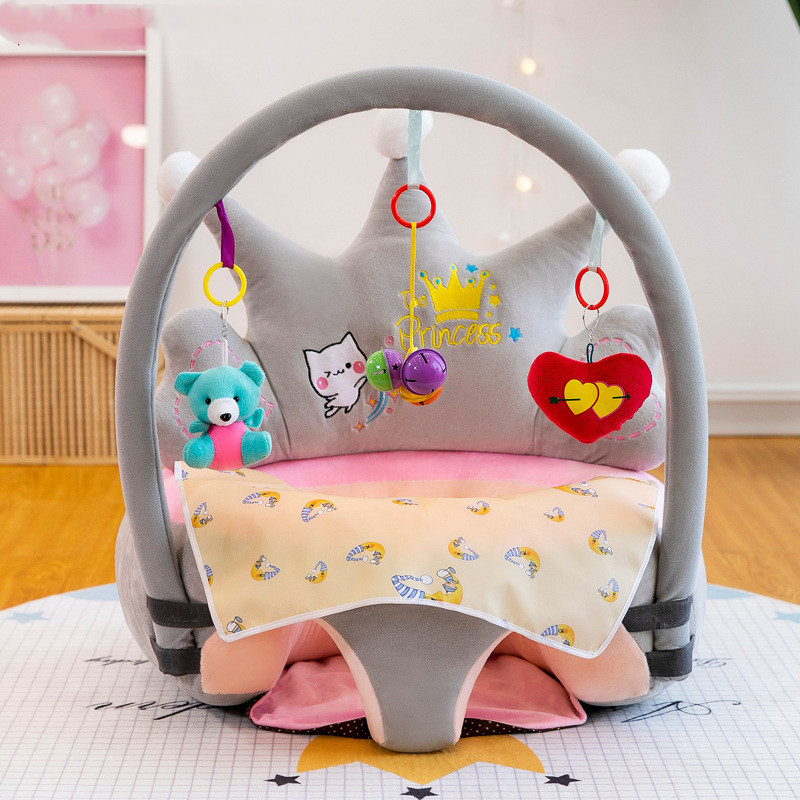 Baby Support Chair with Toy Arch - Soft Sitting Aid