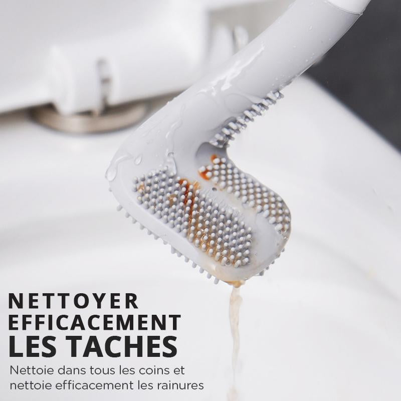 Extended Handle Toilet Brush Cleaner