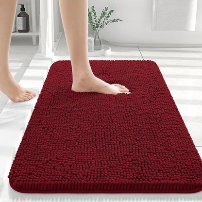 Plush Bathroom Floor Mat