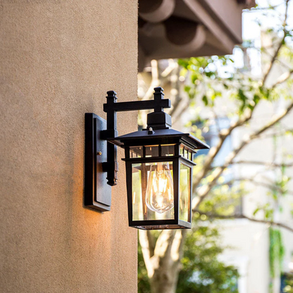 Dark Grey Weatherproof Outdoor Lamp