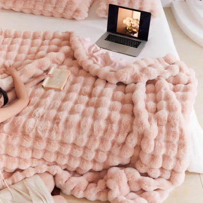 Plush Fuzzy Throw Blanket