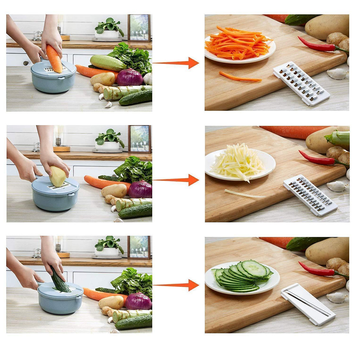 Premium 12-in-1 Veggie Kitchen Cutter Tool