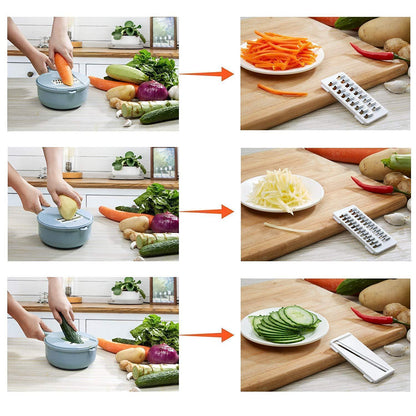 Premium 12-in-1 Veggie Kitchen Cutter Tool