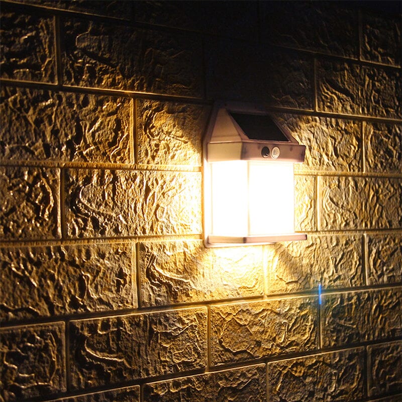 Outdoor Solar Powered LED Wall Lamp