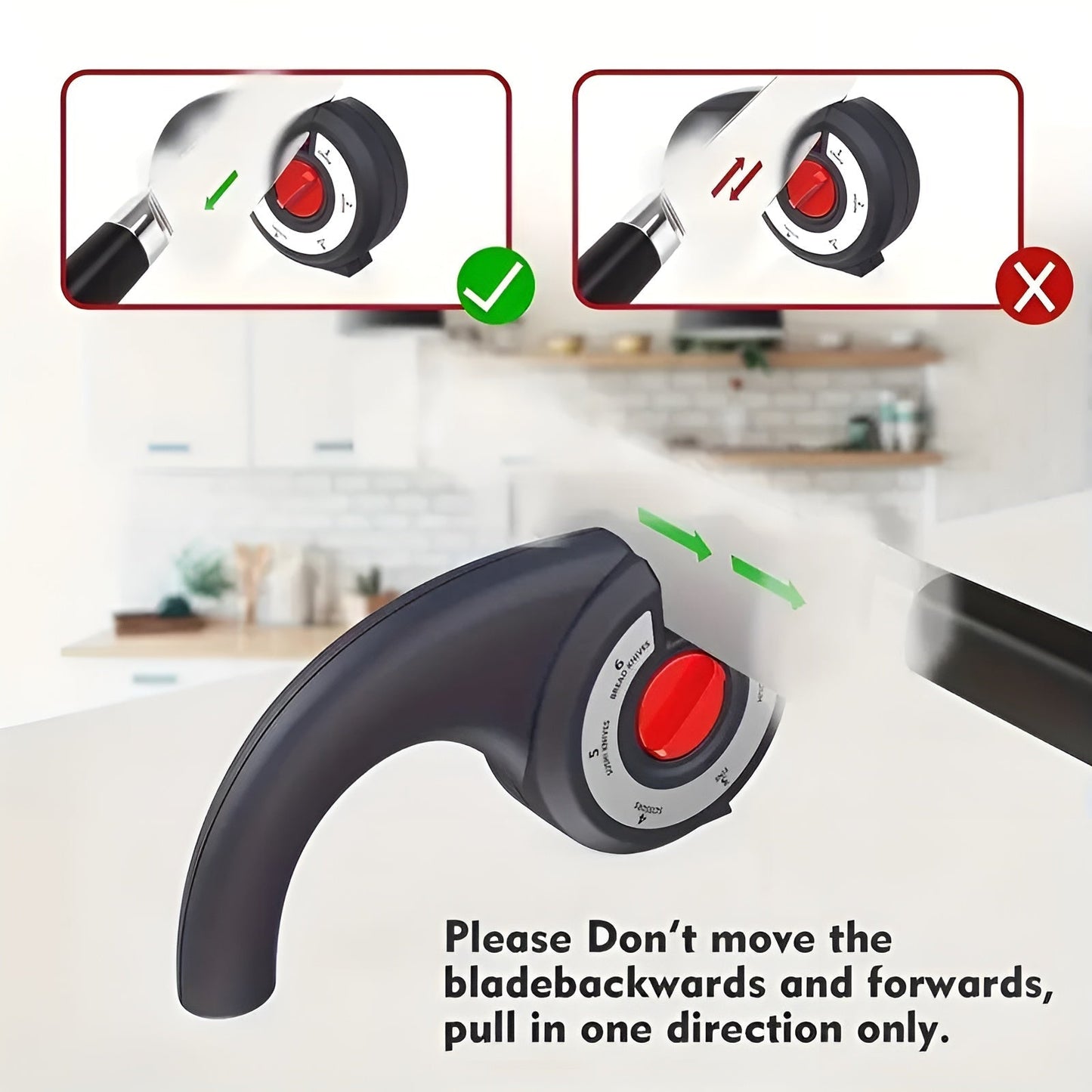 Premium 6-in-1 Pocket Tool Knife Sharpener Set