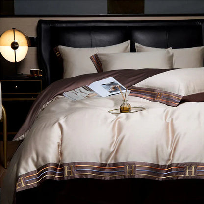 Soft Cotton Embroidered Bed Sheet Set