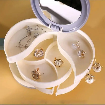 Luxury Rotating Jewelry Storage Case