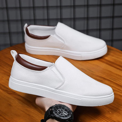 Casual Canvas Mens Slip On Sneakers