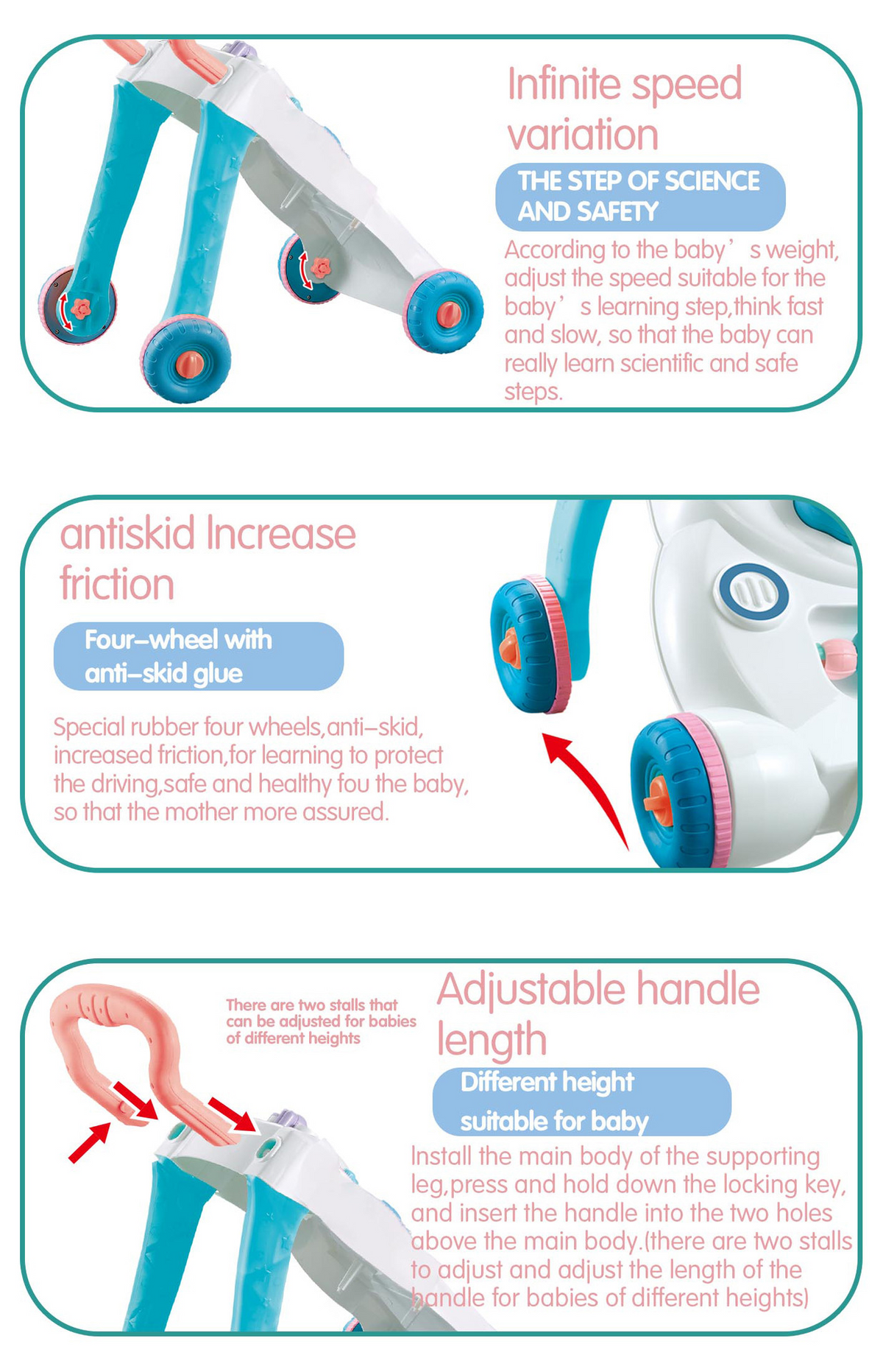 Fun Music Walker for Babies with Learning Toys