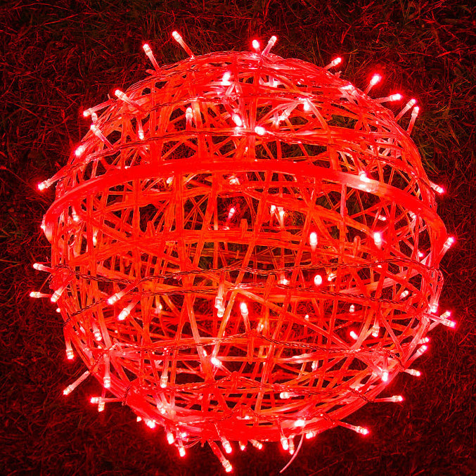 Colorful LED Solar Powered Garden Pendant Light