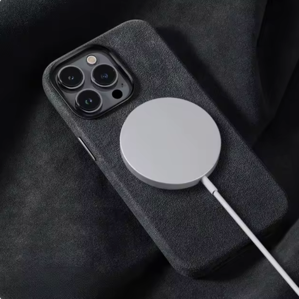 Luxury iPhone MagSafe Leather Case
