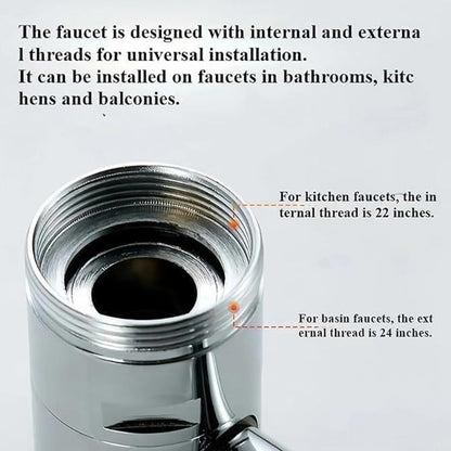 360 Spin Faucet Extender Sink Adapter