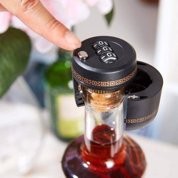 Secure 3 Pack Combination Bottle Locks