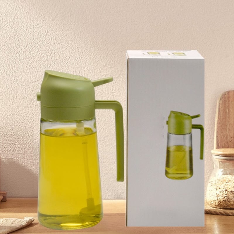 Premium Glass Oil Spray Bottle Dispenser