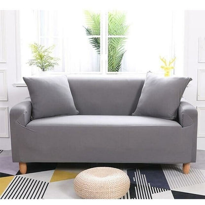 Fits Most Sofas Stretchy Slipcover - Solid Colors - Yeezlab