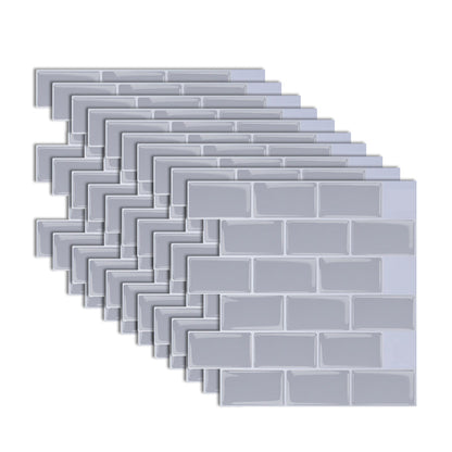 Easy Stick PVC Wall Tiles for Bathroom and Kitchen