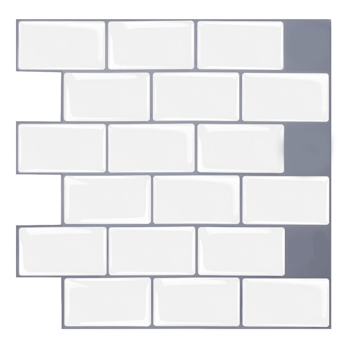 Easy Stick PVC Wall Tiles for Bathroom and Kitchen
