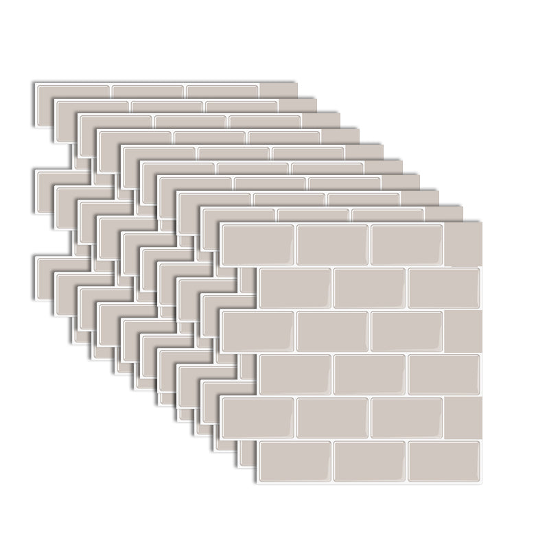 Easy Stick PVC Wall Tiles for Bathroom and Kitchen
