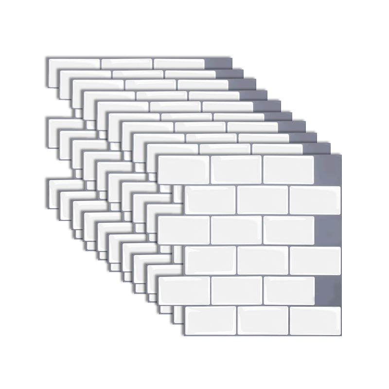 Easy Stick PVC Wall Tiles for Bathroom and Kitchen