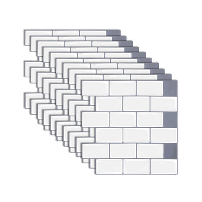 Easy Stick PVC Wall Tiles for Bathroom and Kitchen