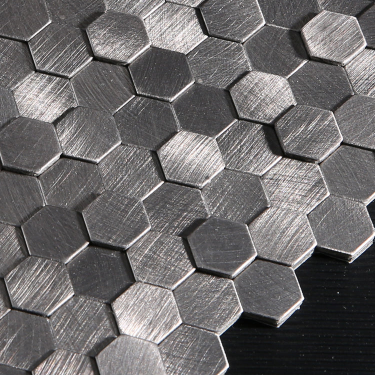 Easy Stick Hexagon Mosaic Wall Tiles Waterproof