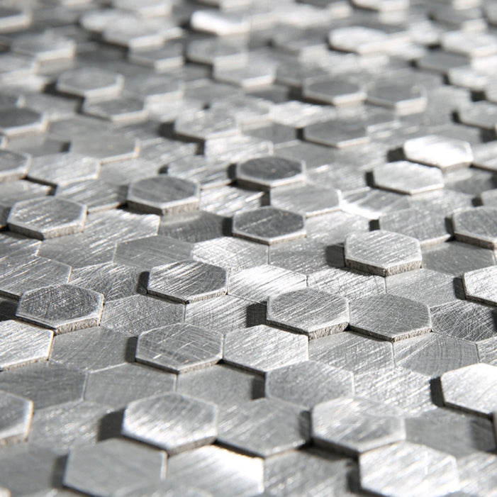 Easy Stick Hexagon Mosaic Wall Tiles Waterproof