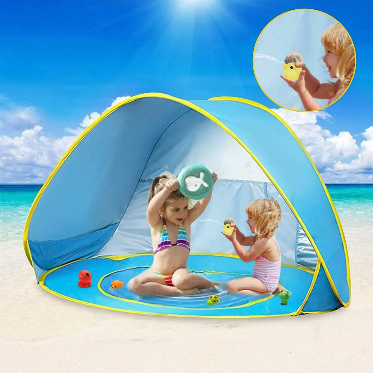 Portable Baby Beach Sun Shelter Tent