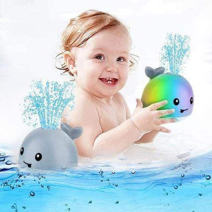 Colorful Whale Bath Toy Set