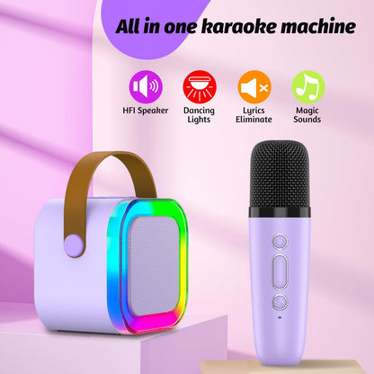 Portable Home Karaoke Bluetooth Speaker System