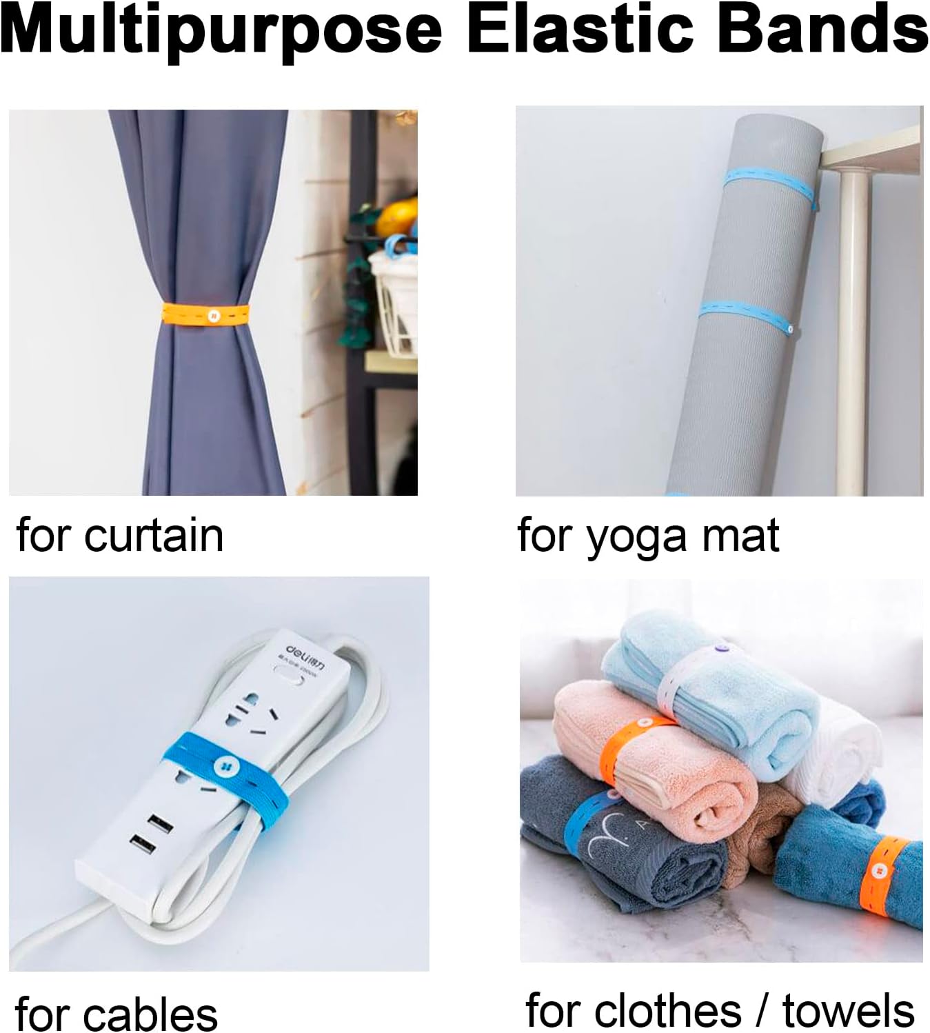 Adjustable Elastic Strap with Buckle