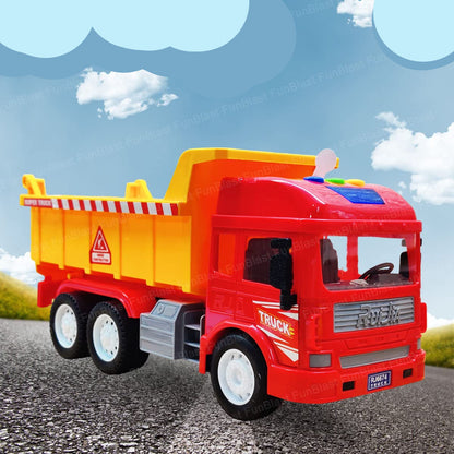 Tough Toy Dump Truck with Lights and Sounds