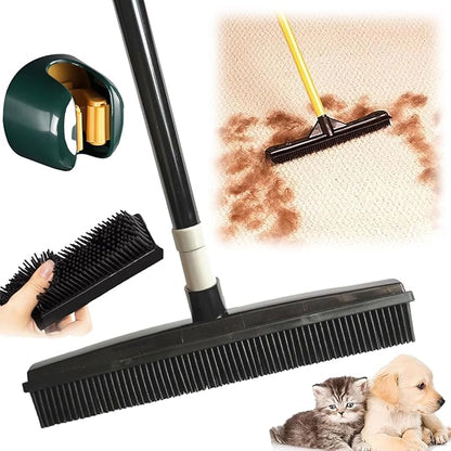 Gentle Pet Hair Removal Brush with Natural Rubber