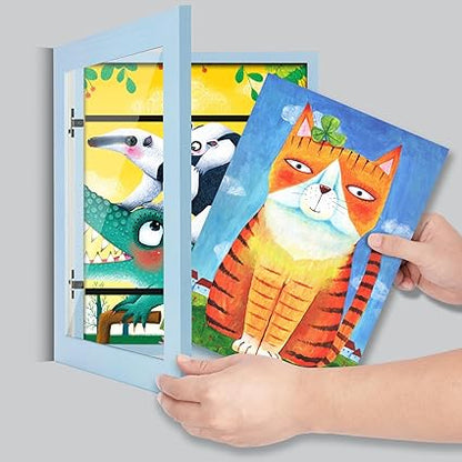 Colorful Kids Art Magnetic Picture Frame