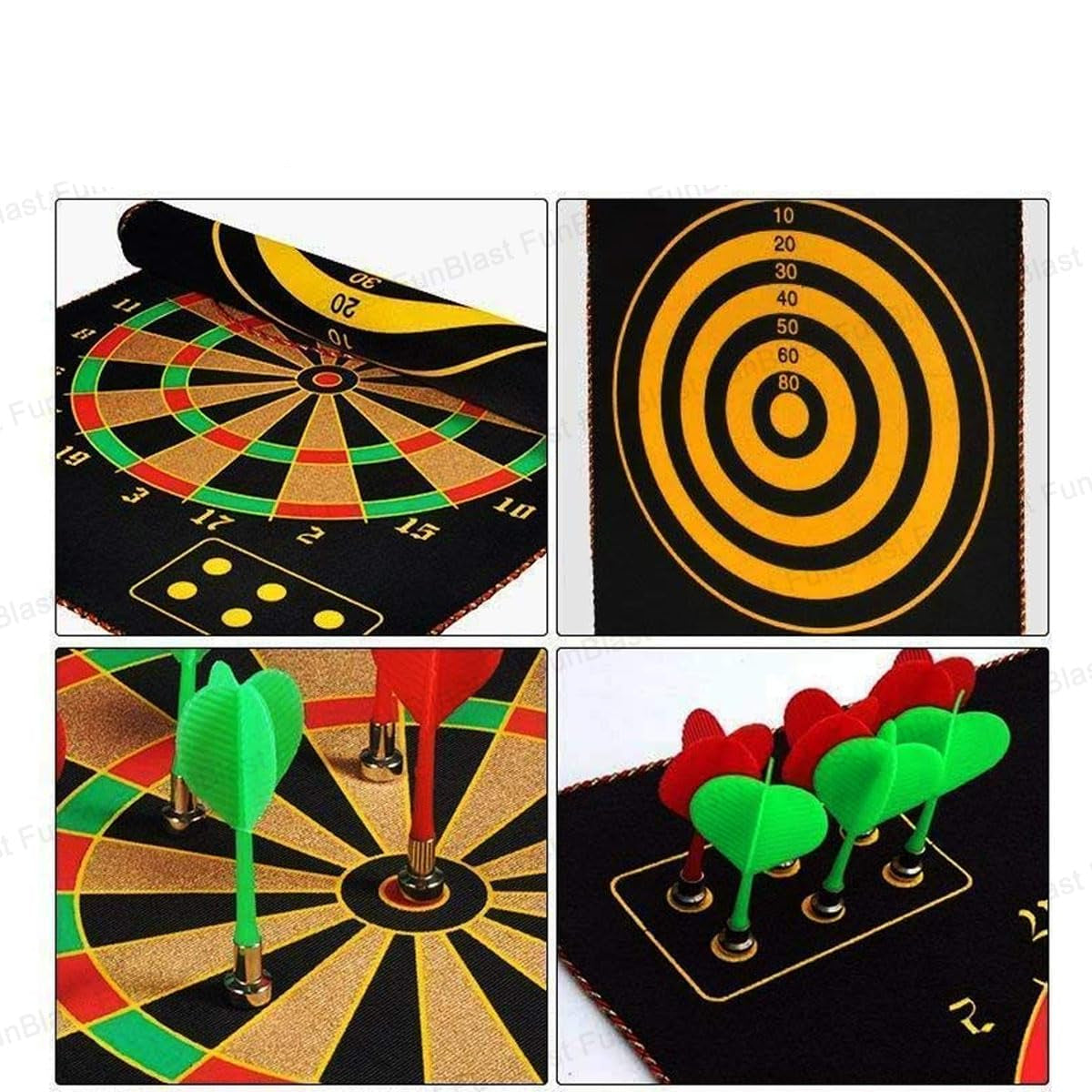 Kids Magnetic Dartboard Set