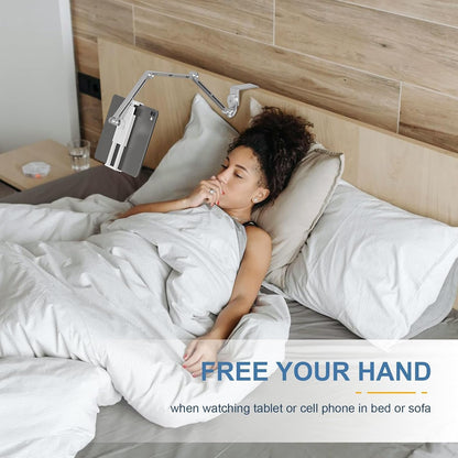 Portable Folding Tablet Holder with 360 Degree Rotation