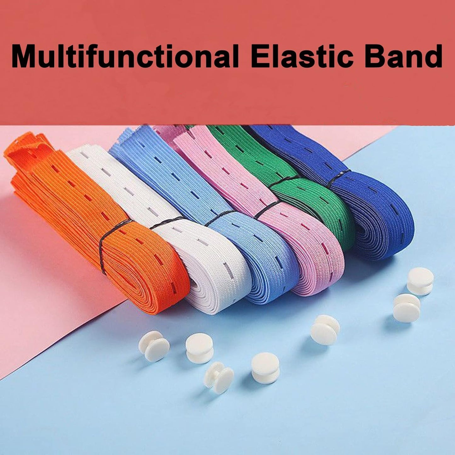 Adjustable Elastic Strap with Buckle