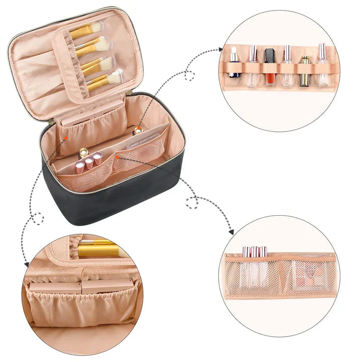 Portable Travel Makeup Storage Case