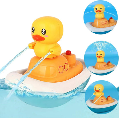 Colorful Duck Water Spray Toy for Kids Bath Time