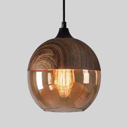 Modern Wooden Pendant Light NordLuna