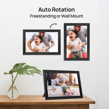 Clear Digital Picture Frame with Video and Camera
