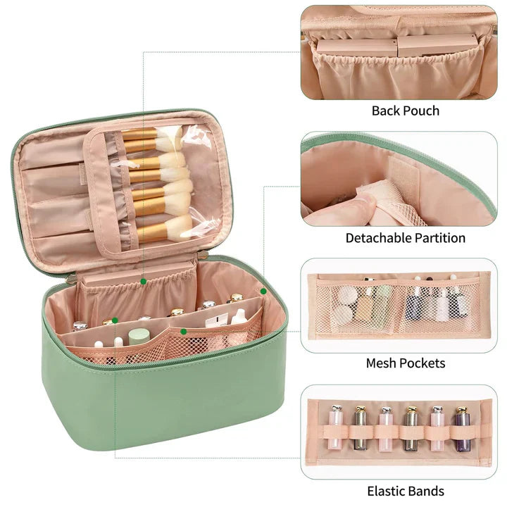 Portable Travel Makeup Storage Case