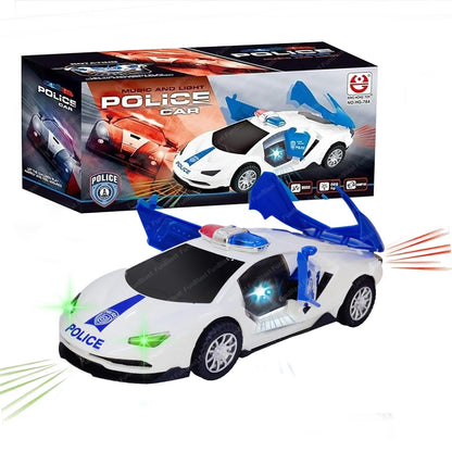 Fun Kids Remote Police Car with Lights and Sounds - Yeezlab